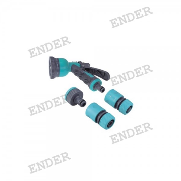 Набір для поливу Ender для шлангу 1/2" з пістолетом  (1716105B)