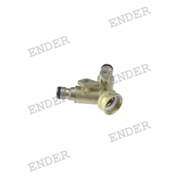Латунний подвійний кран Ender 3/4" (2103030)
