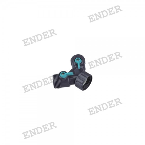Подвійний кран Ender 3/4"  (646023)