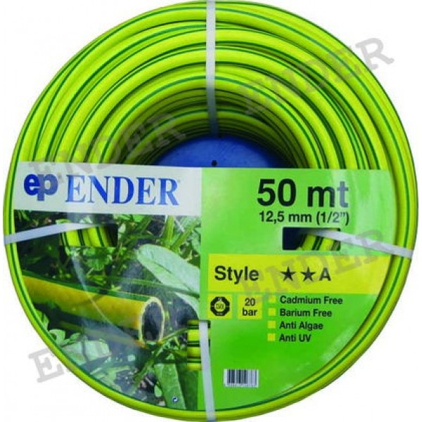  Шланг садовий Ender Style 1/2" довжина 50 м (109010A)